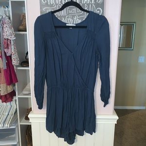 Navy Blue Romper